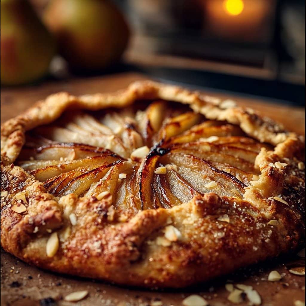 Pear and Almond Galette