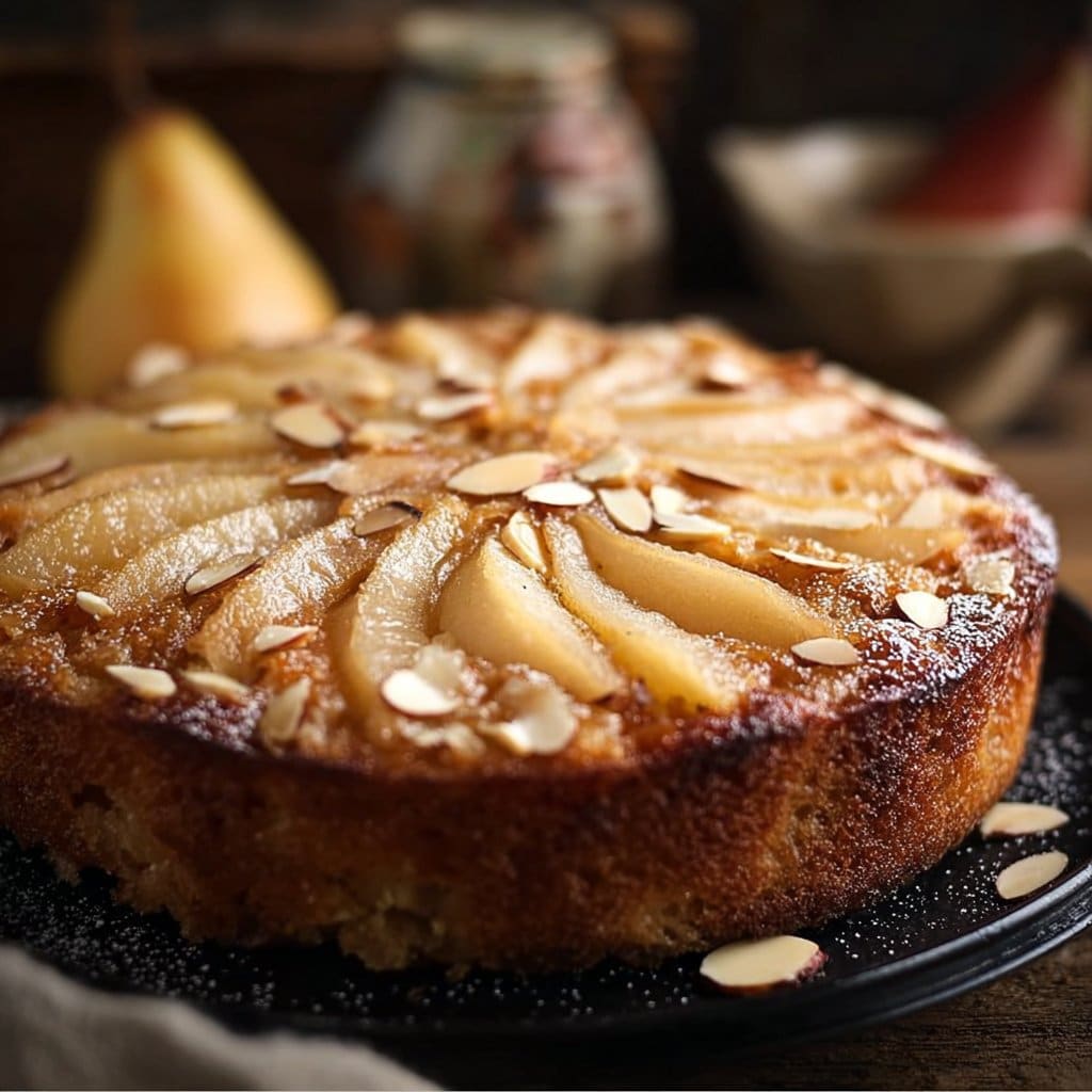 Pear Almond Cake