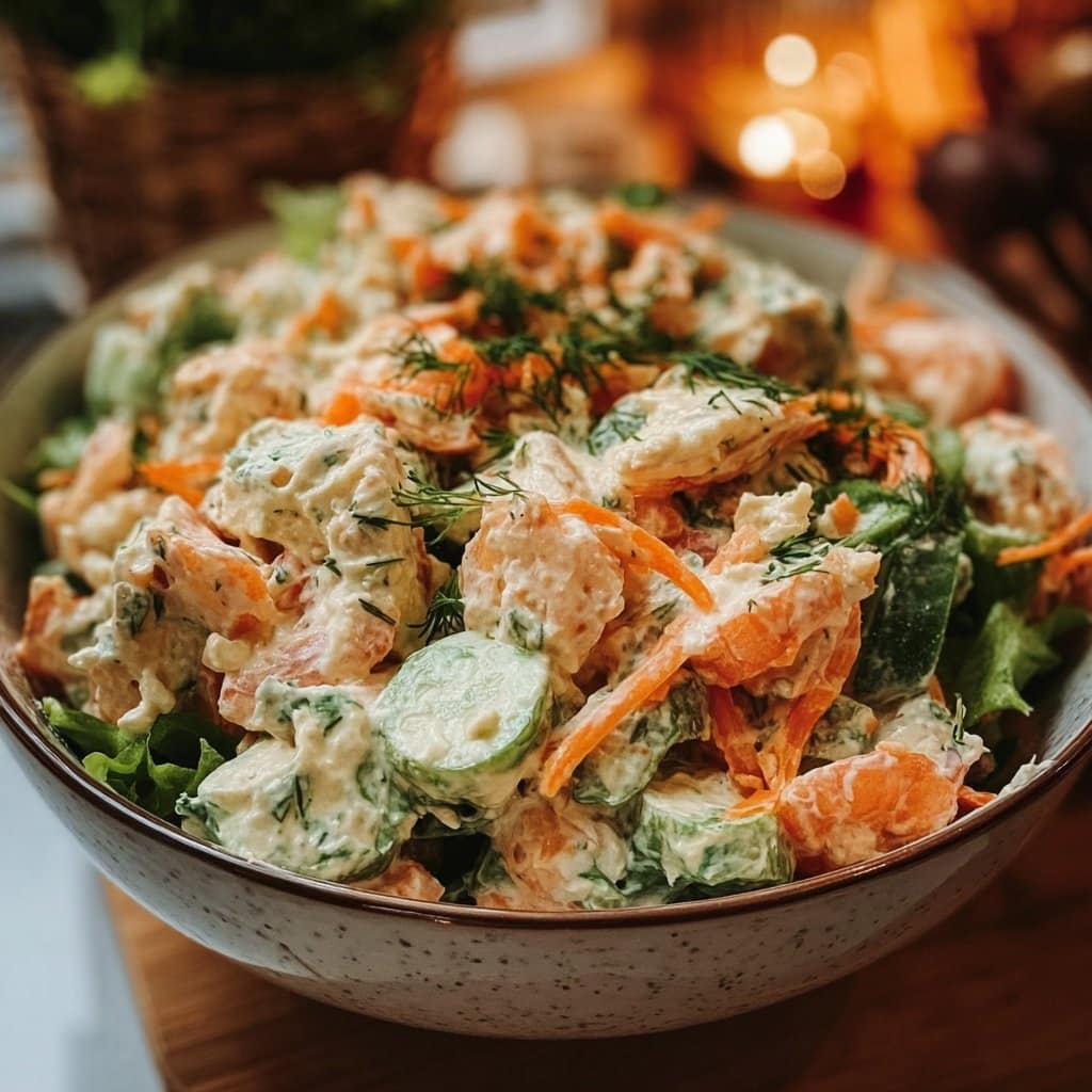 Creamy Seafood Salad