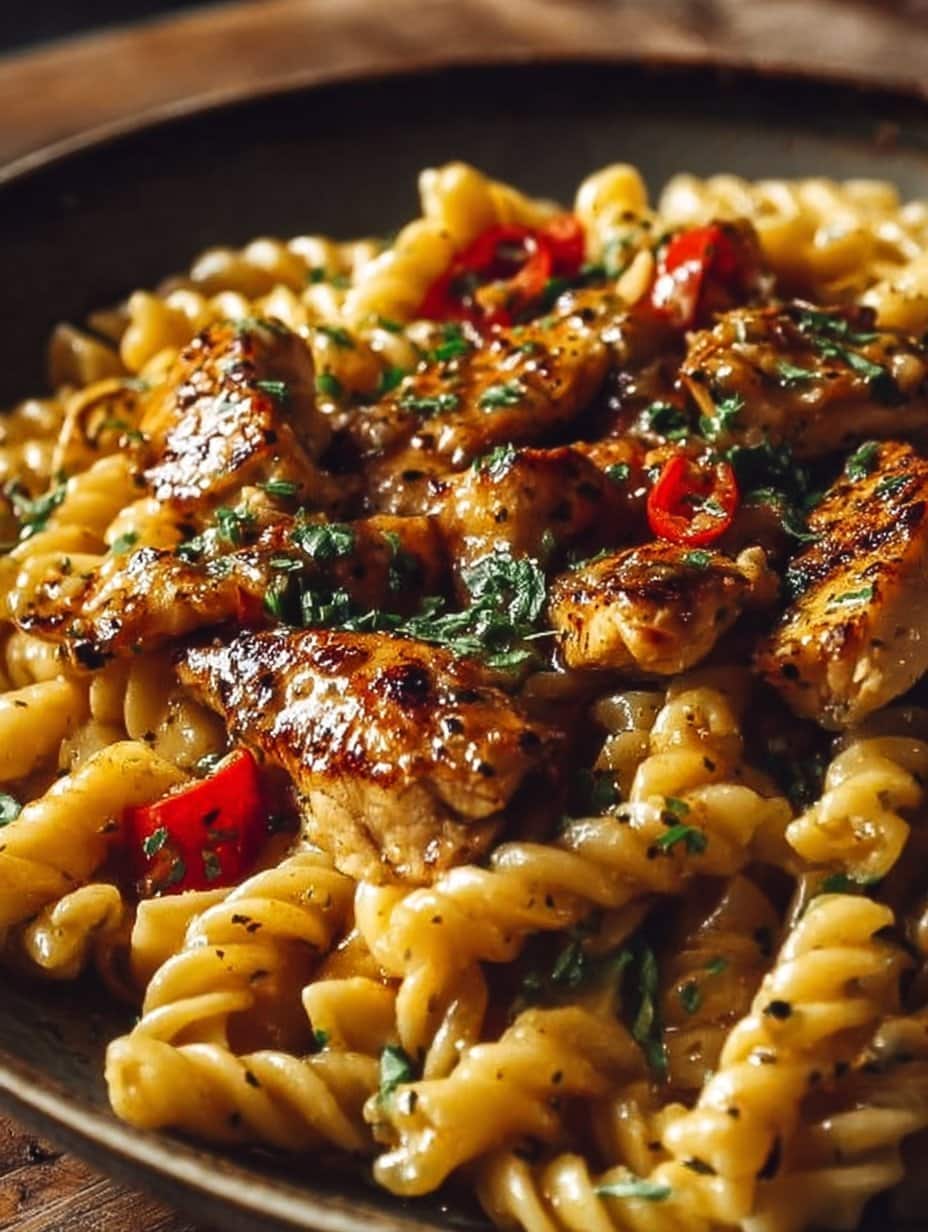 Easy Honey Pepper Chicken Pasta
