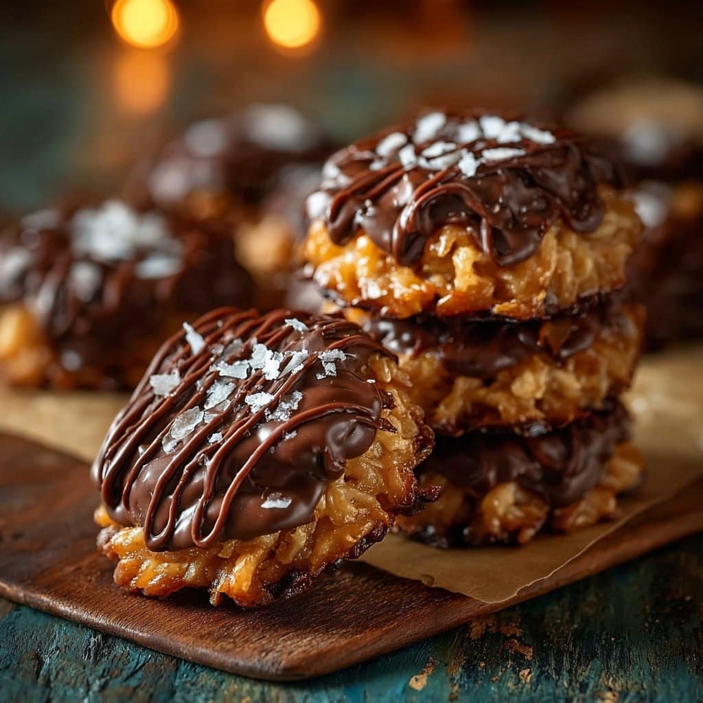 No-Bake Samoa Cookies