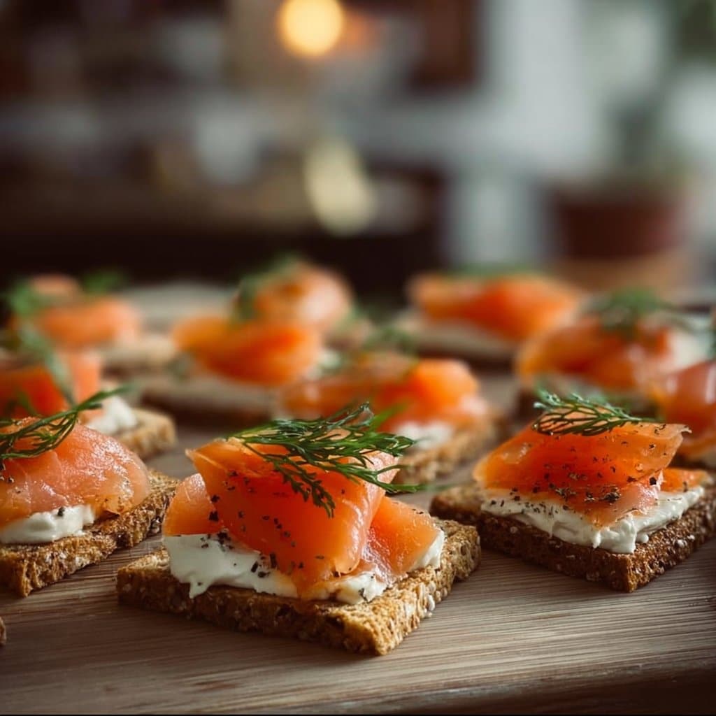 Smoked Salmon Canapés