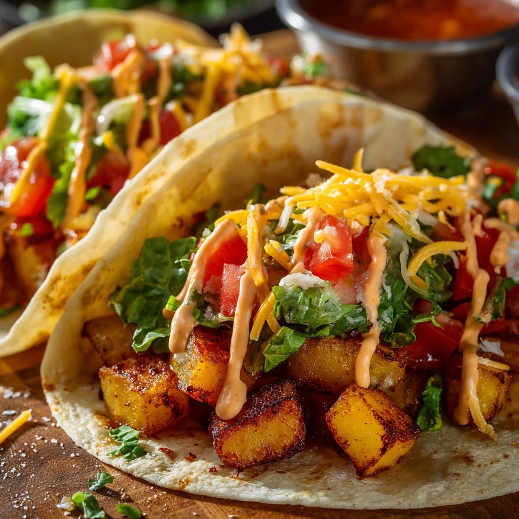 Spicy Potato Soft Taco Recipe