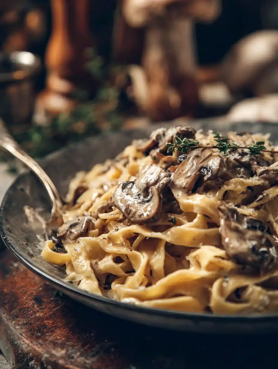Mushroom Tagliatelle