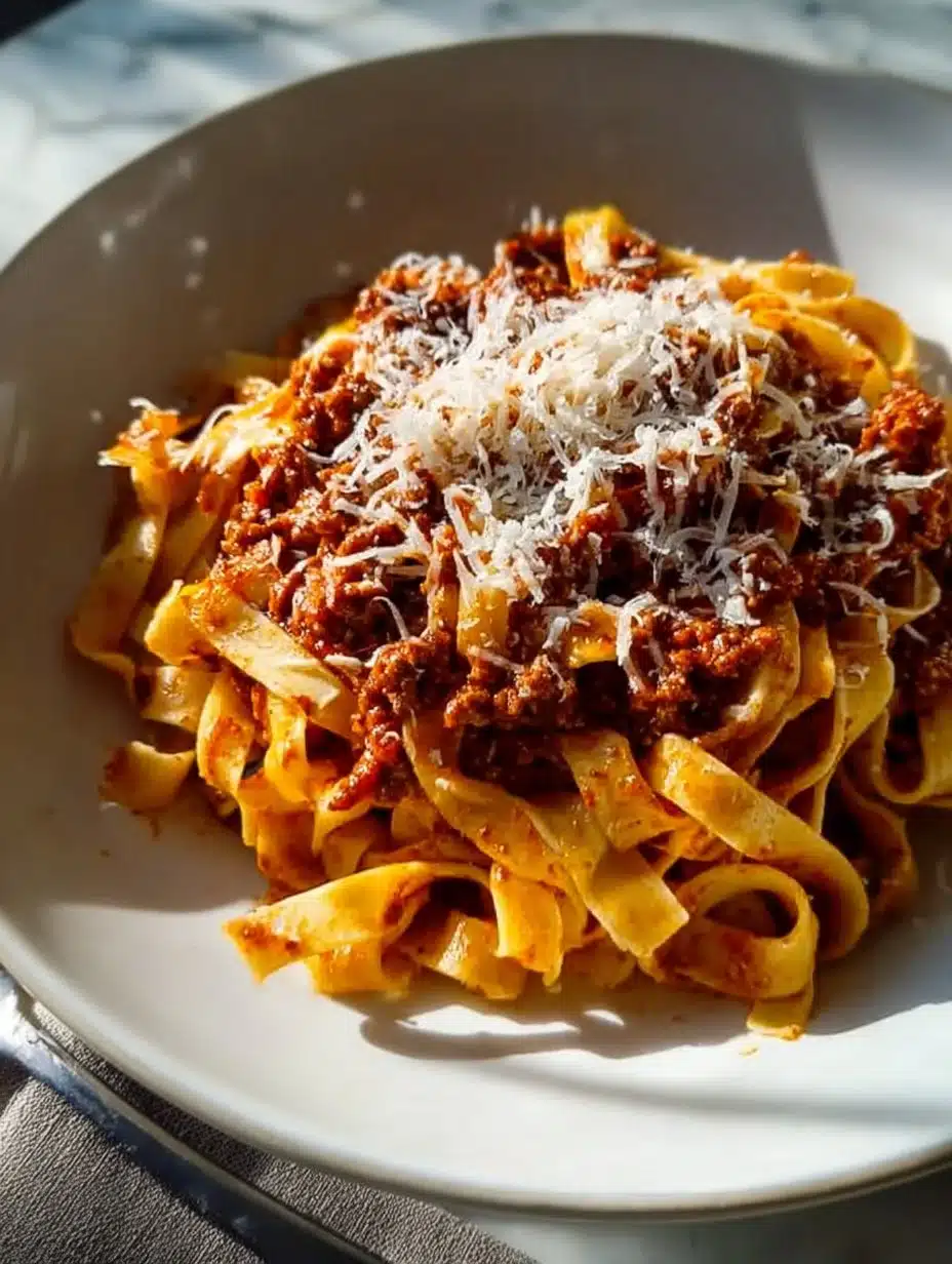 Bolognese Tagliatelle