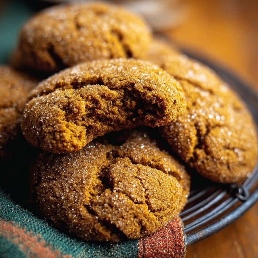 Pumpkin Molasses Cookies