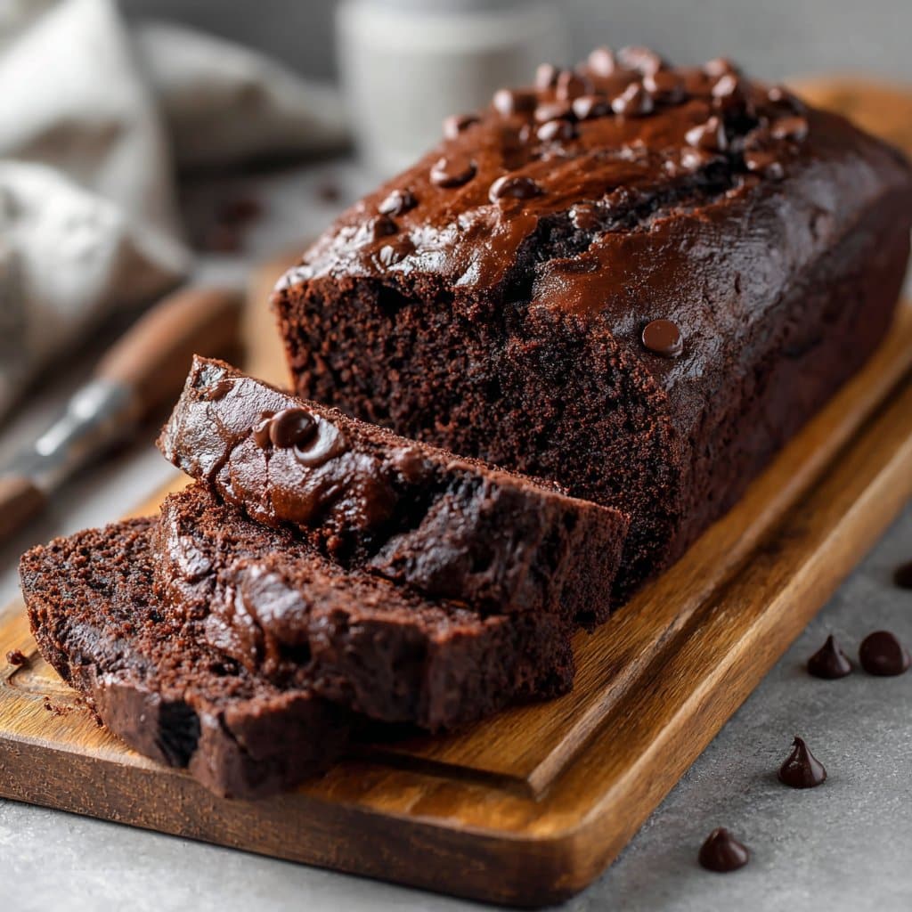 Hot Fudge Brownie Bread