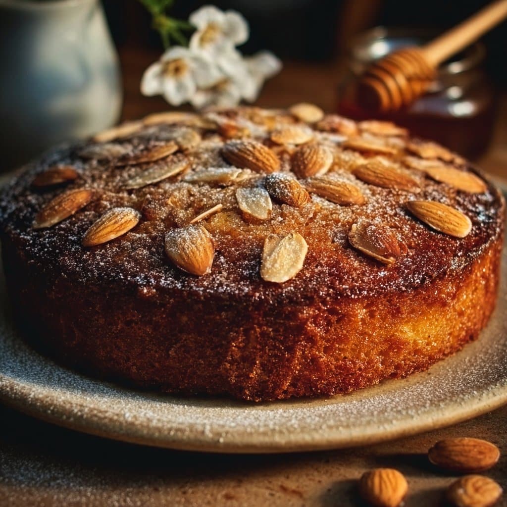 Indulgent Honey Almond Cake: A Sweet Symphony of Flavors