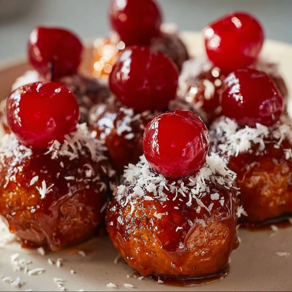 Mouthwatering Cherry Caramel Extract Balls