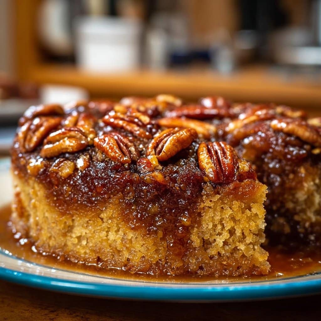 Pecan Upside Down Cake