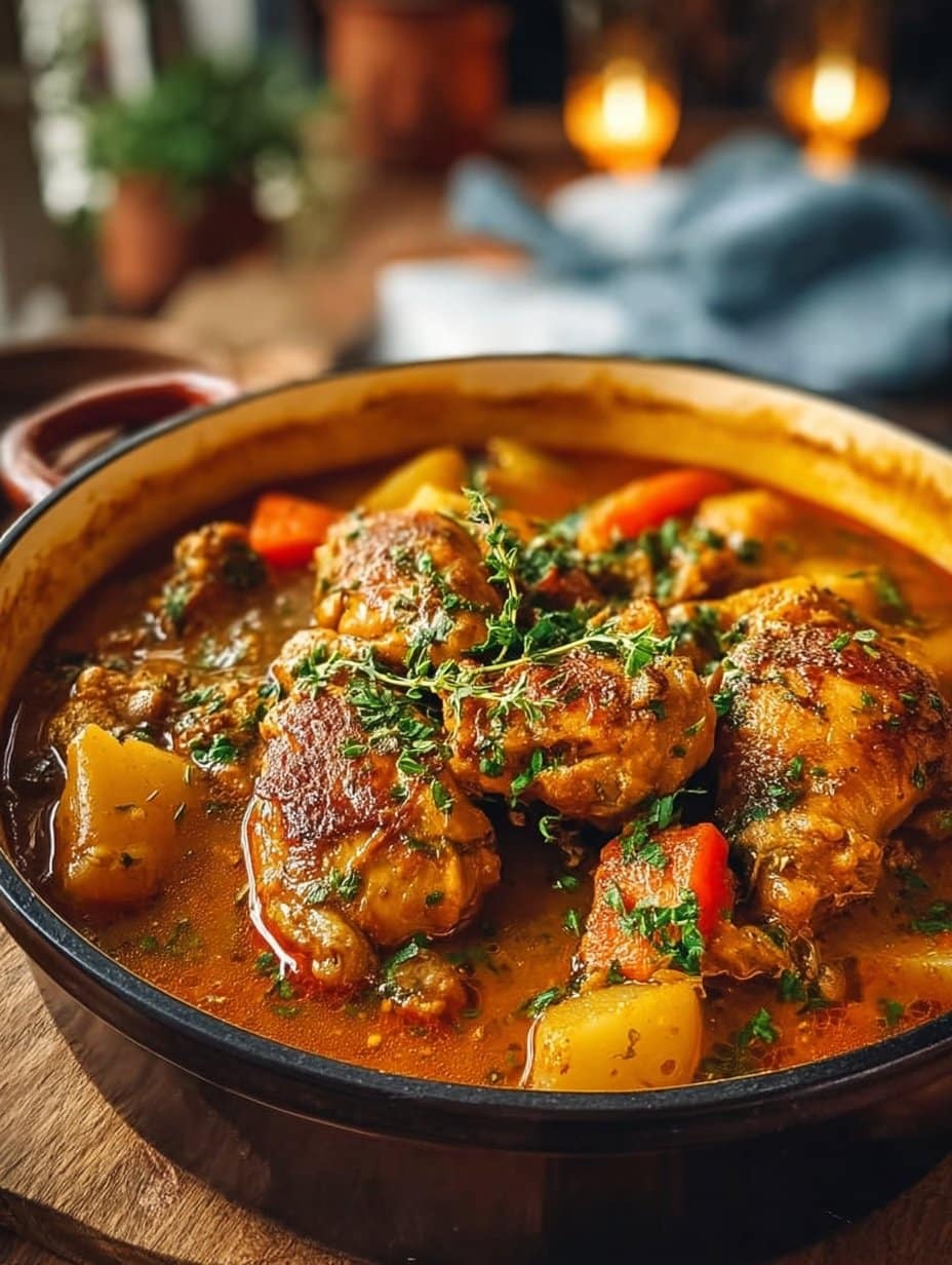 Hearty One-Pot Stewed Chicken