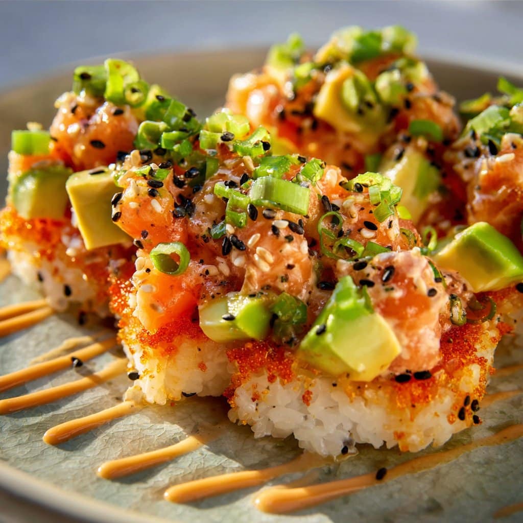 Crispy Rice Salmon