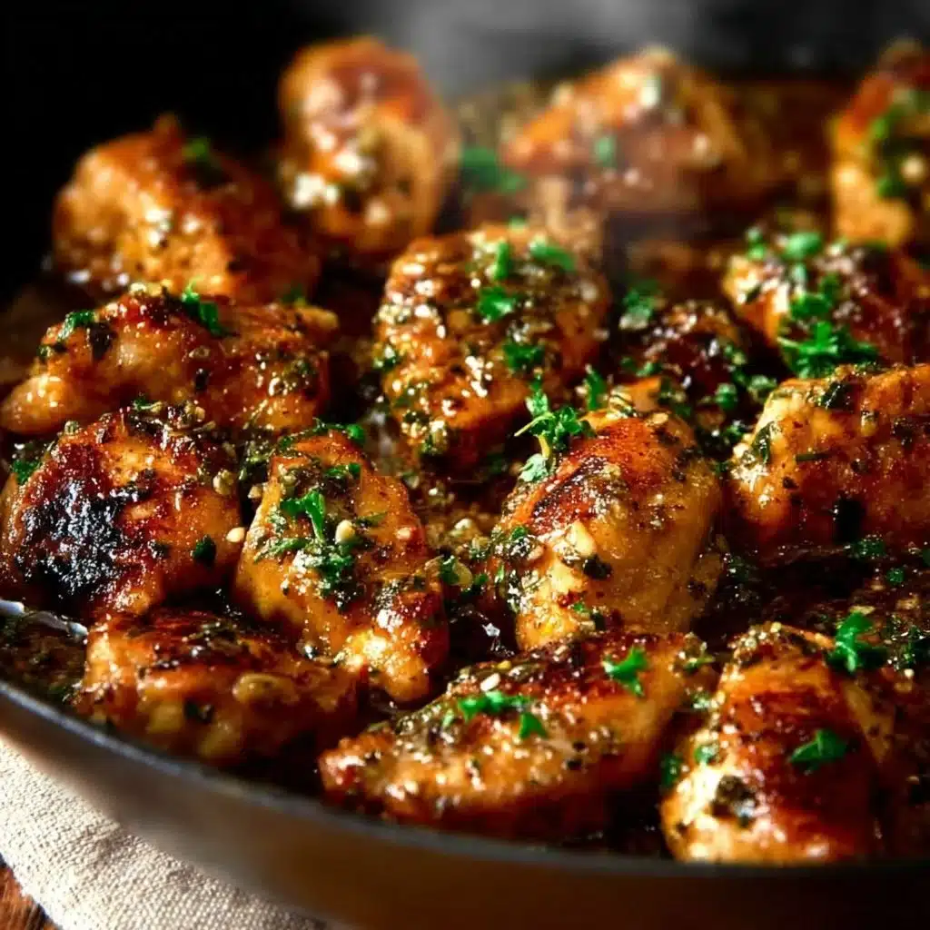 15-Minute Garlic Butter Chicken Bites: Easy One-Pan Recipe