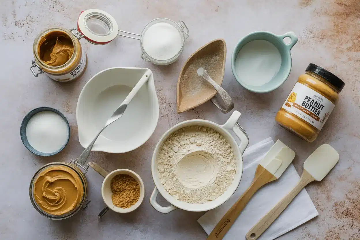 4 Ingredients Quick Peanut Butter Cookies