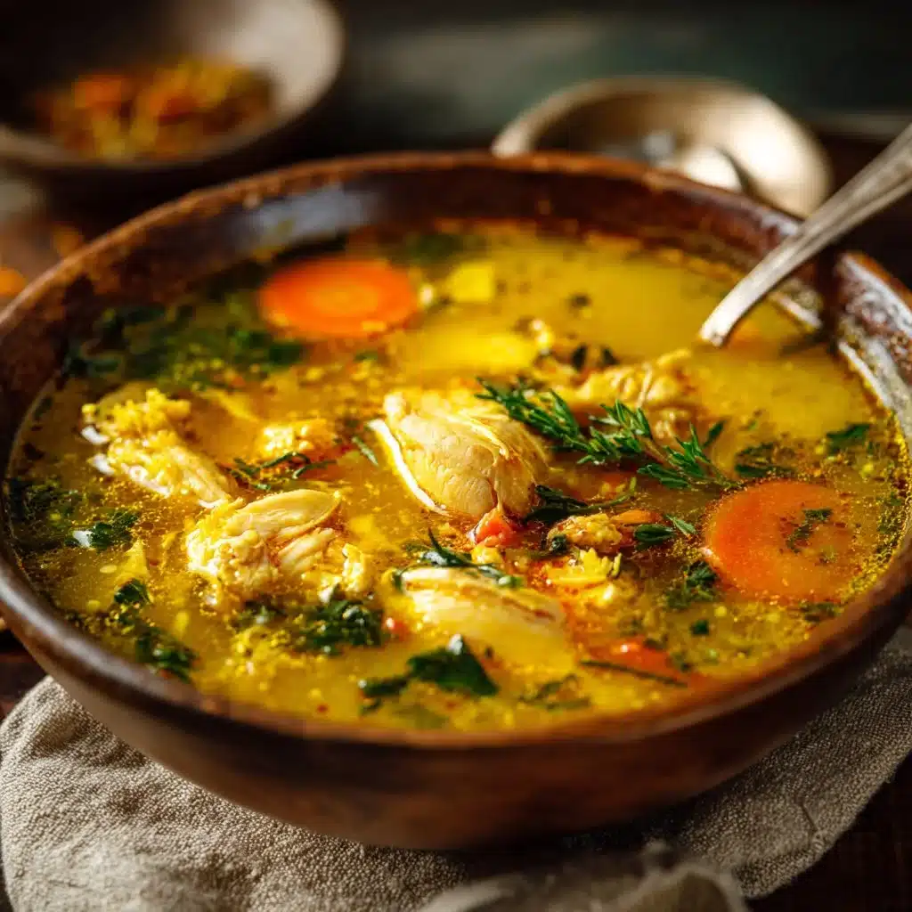 Anti-Inflammatory Turmeric Chicken Soup