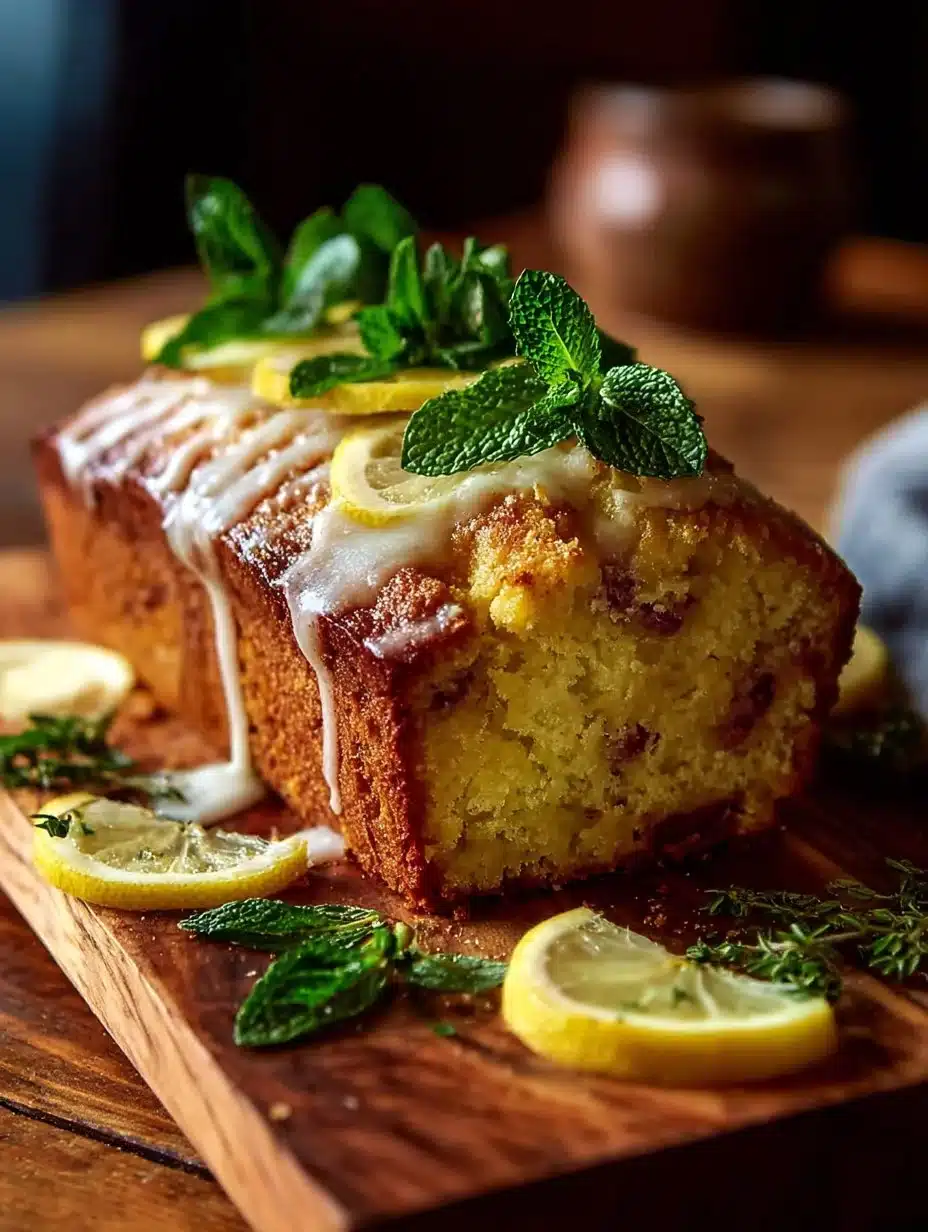 Lemon Lavender Pound Cake