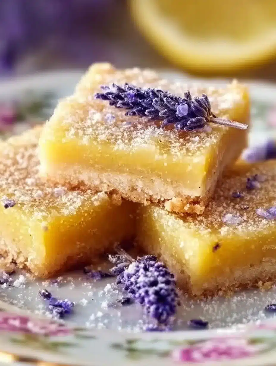 Lavender Lemon Bars