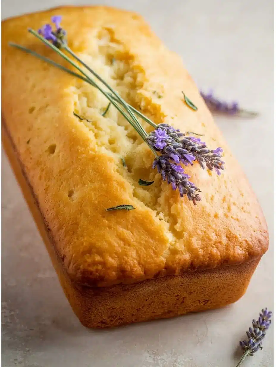 Downton Abbey Lavender Tea Bread, a moist tea loaf recipe for your next "tea!"