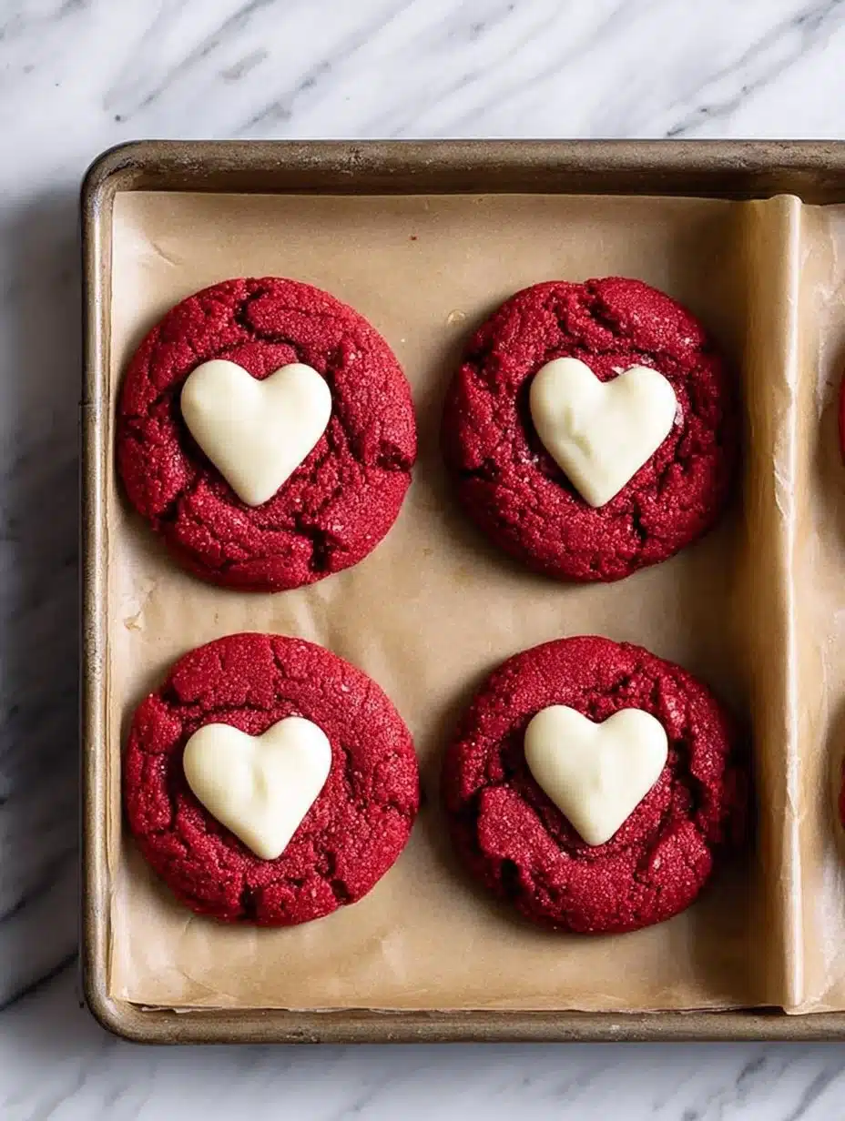 Red Velvet Sugar Cookies