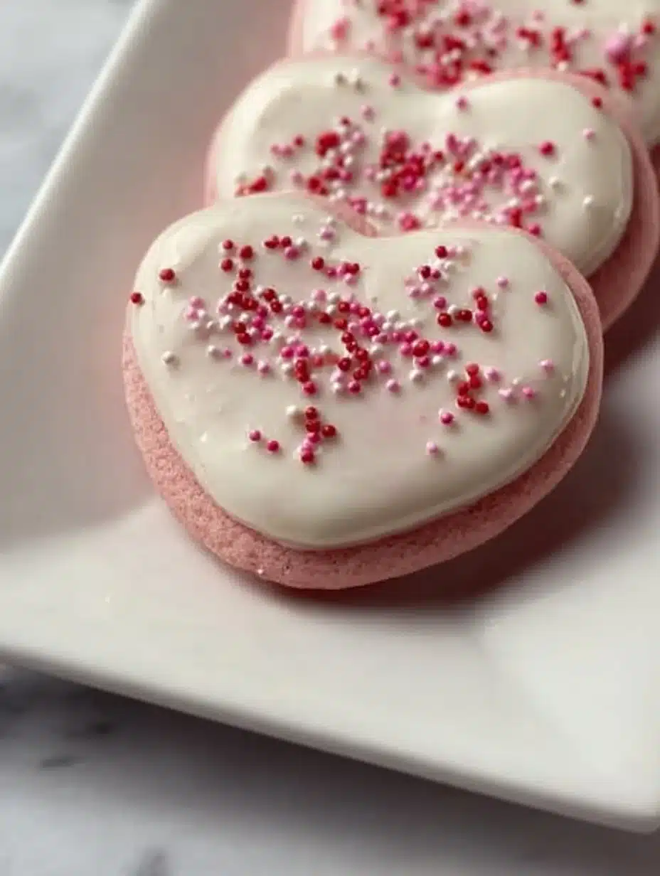 Valentine's Day Pink Velvet Cookies