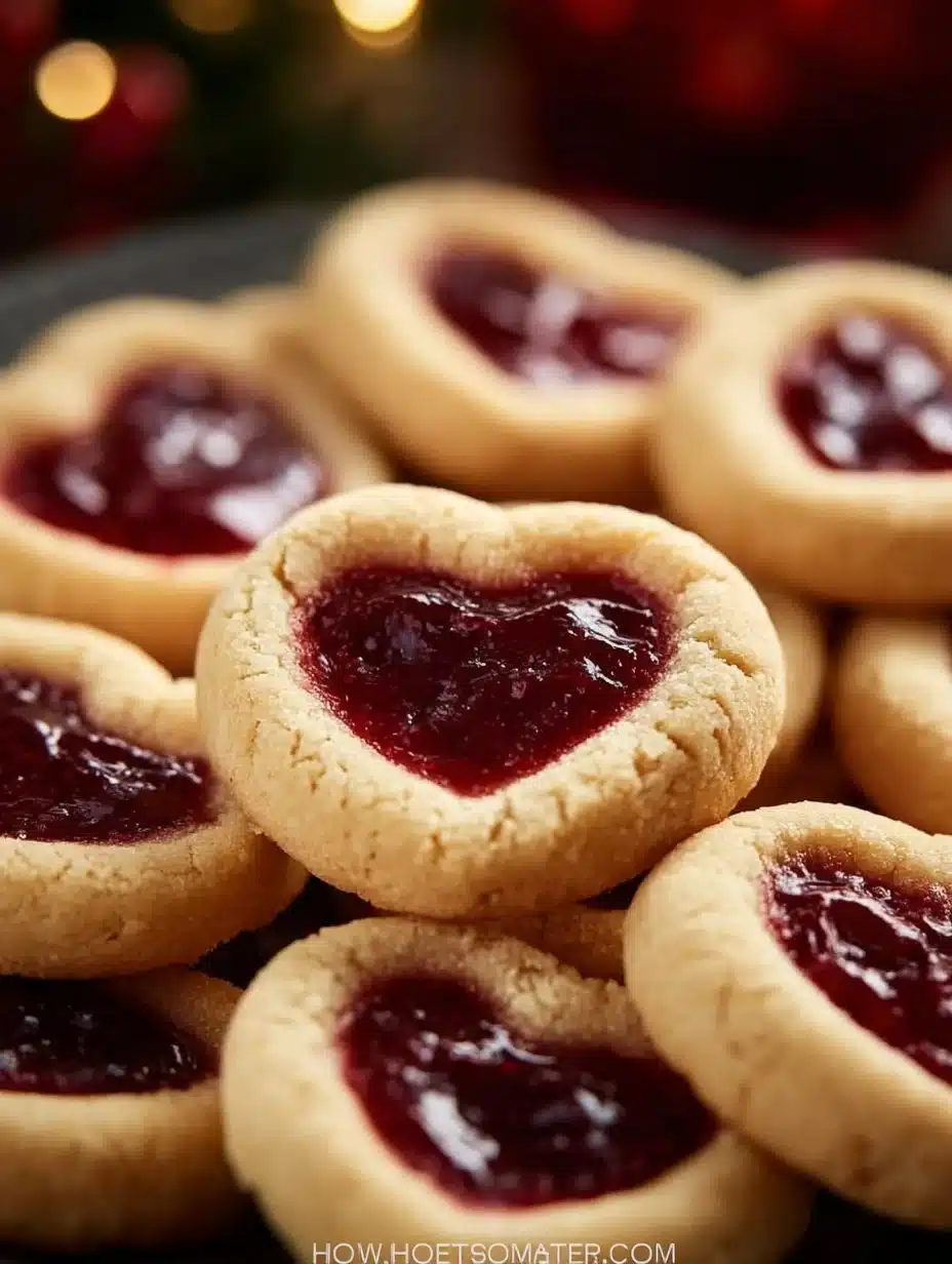 Heart Jam Cookies