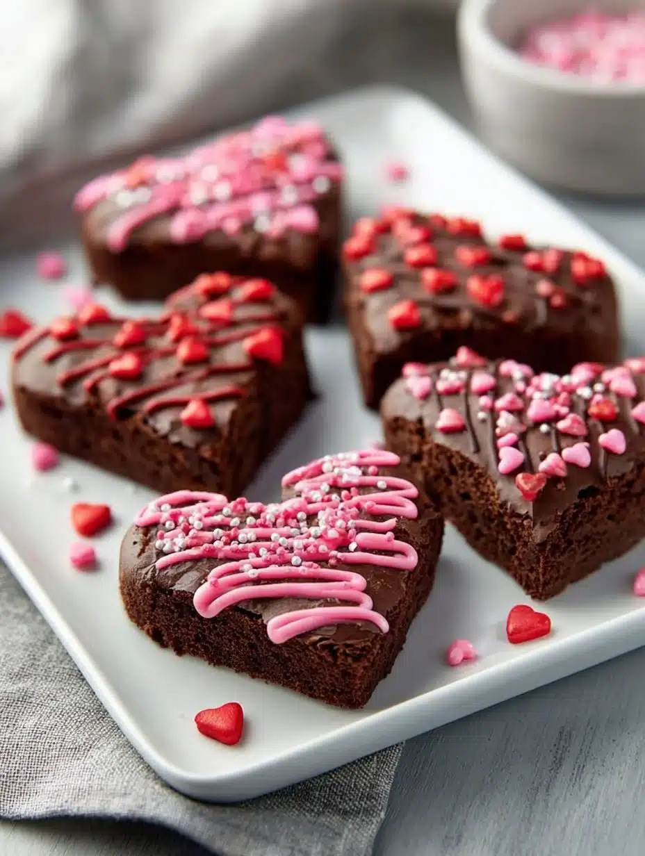 Heart-Shaped Brownies