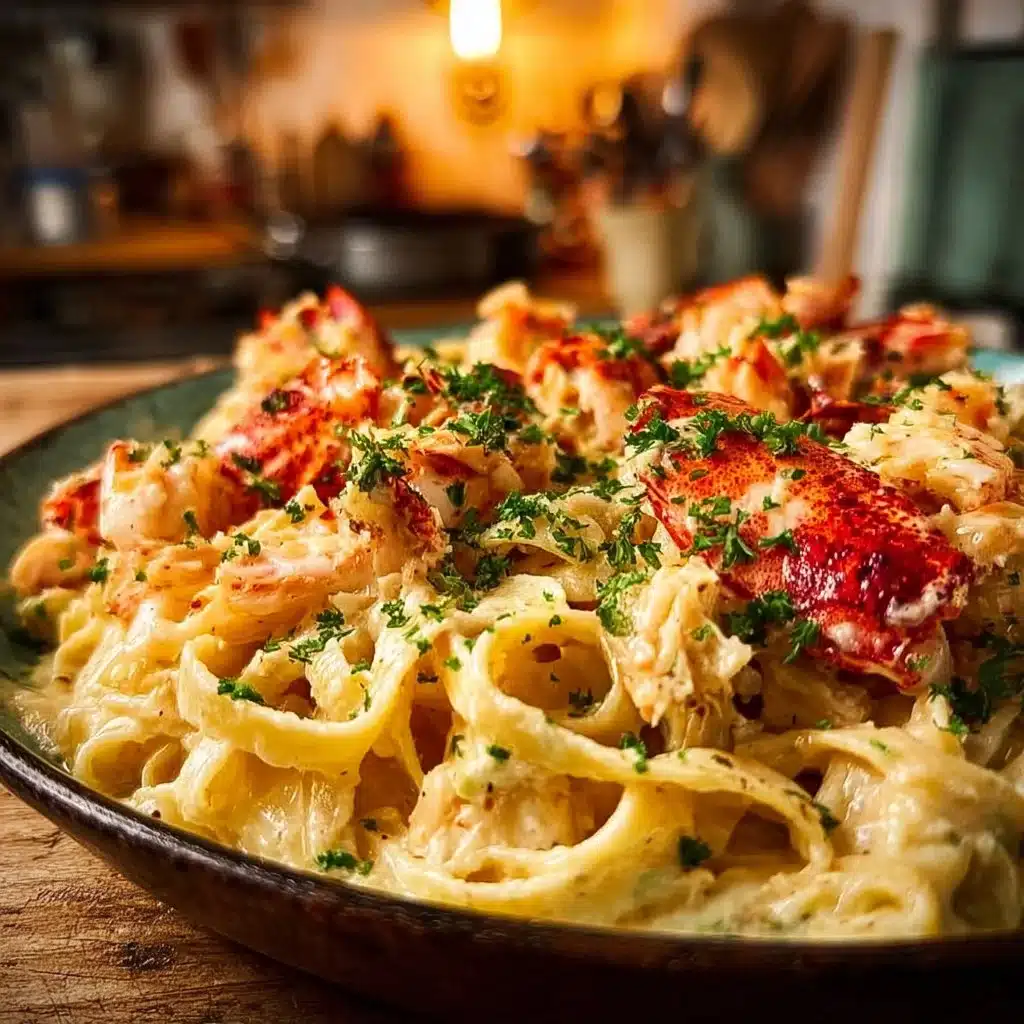 Cajun Seafood Alfredo with Lobster and Crab