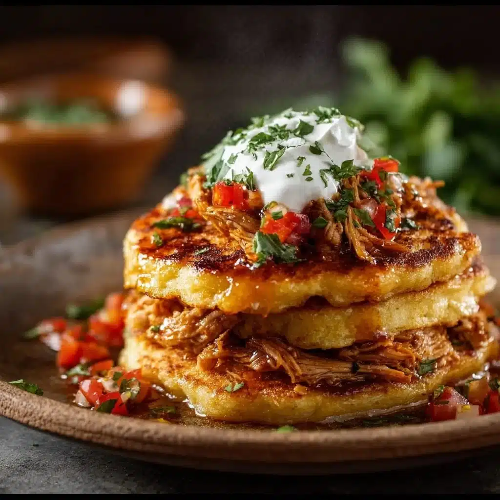 Chicken Tamale Pancakes