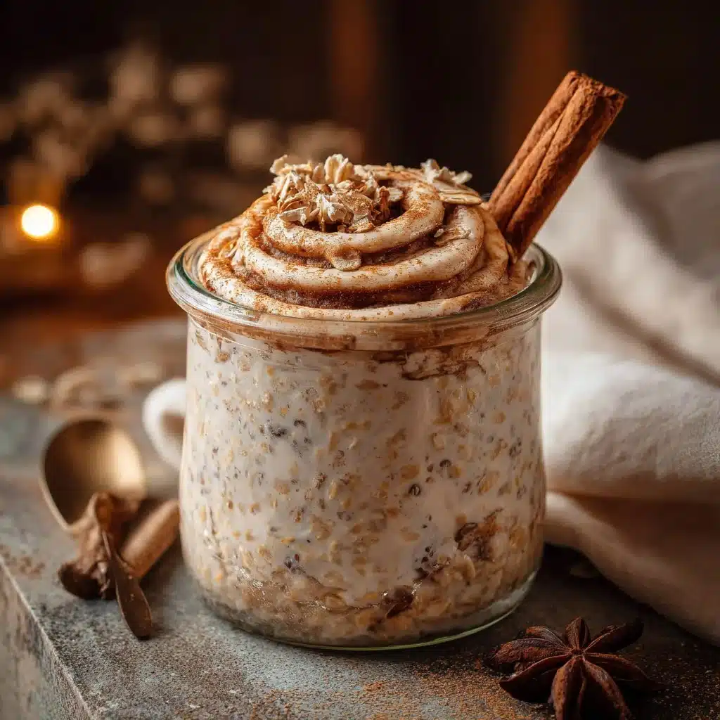 Cinnamon Roll Overnight Oats
