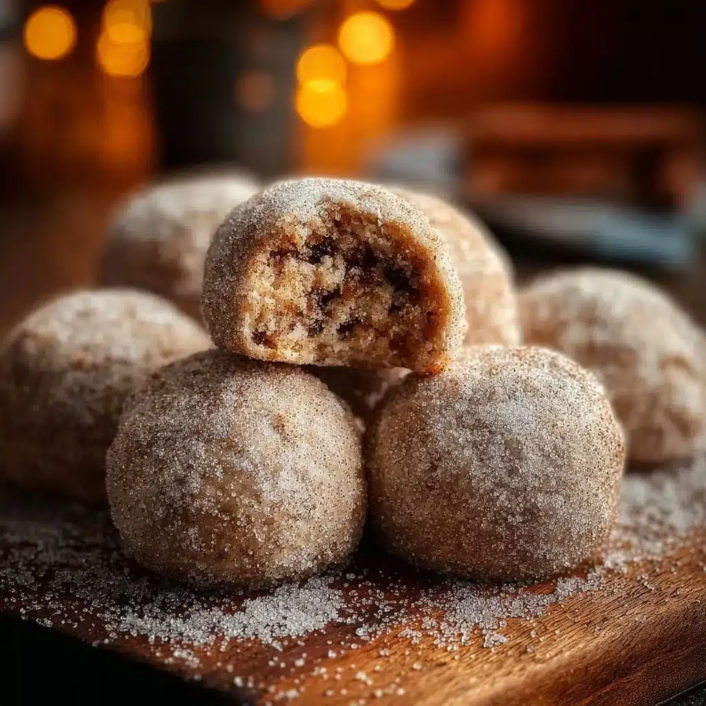 Cinnamon Sugar Snowball Cookies
