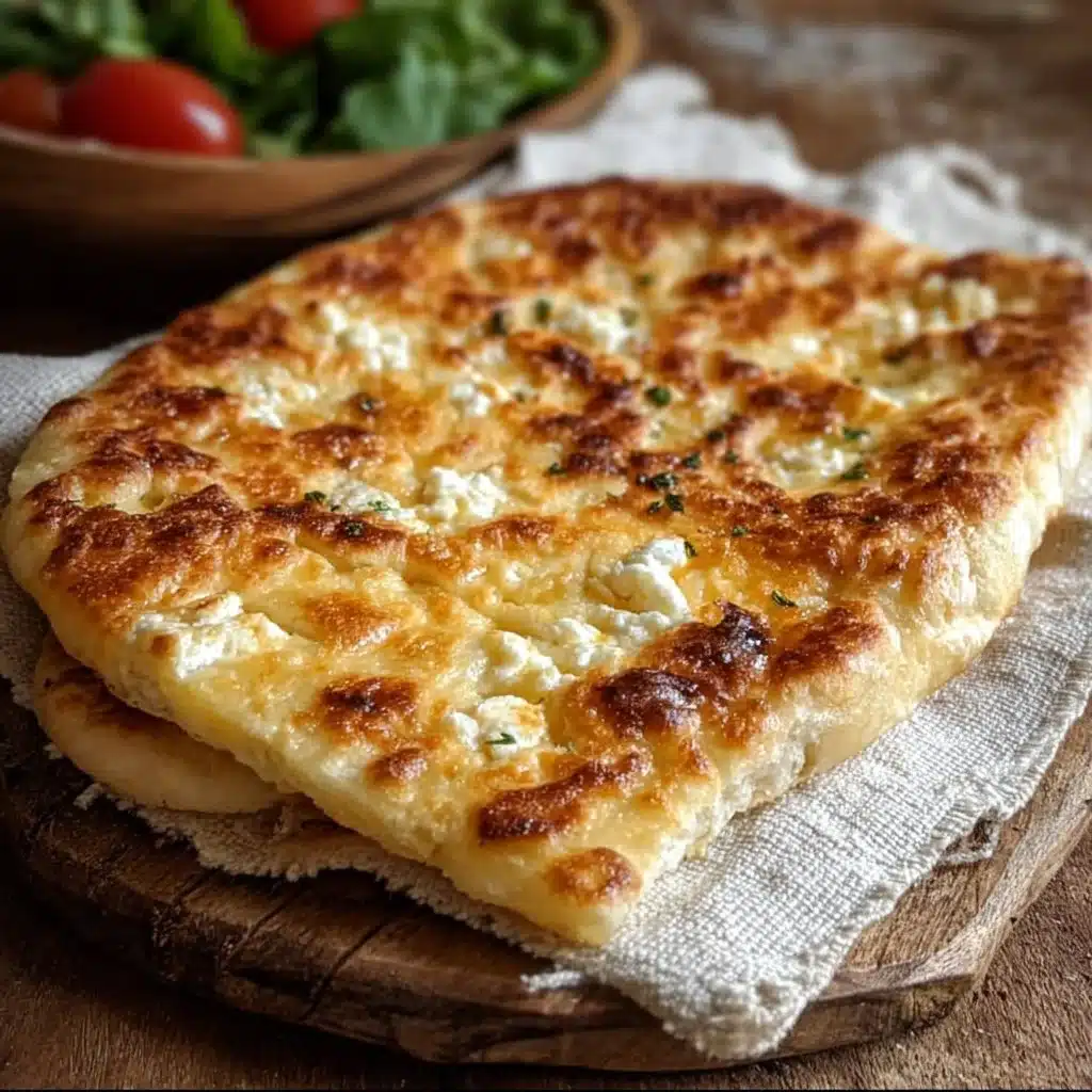 2 Ingredient Cottage Cheese Flatbread