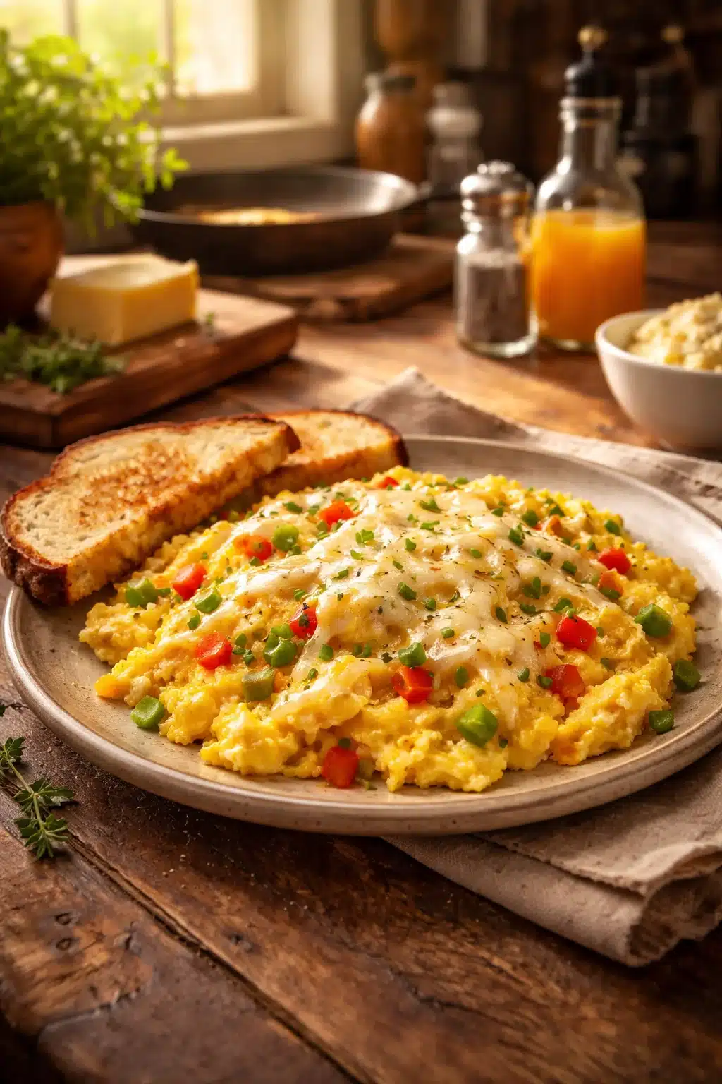 Delicious Loaded Scrambled Eggs to Brighten Your Breakfast