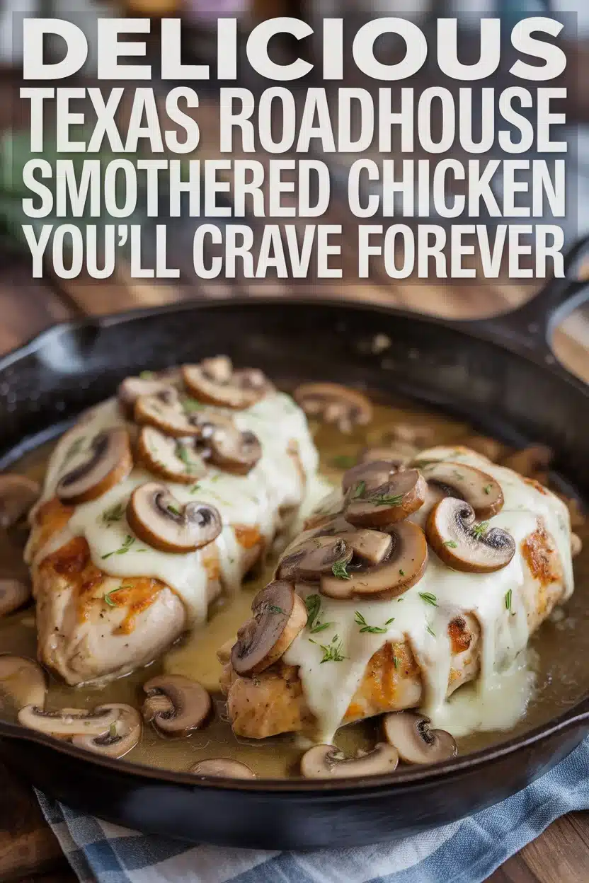 Delicious Texas Roadhouse Smothered Chicken You'll Crave Forever