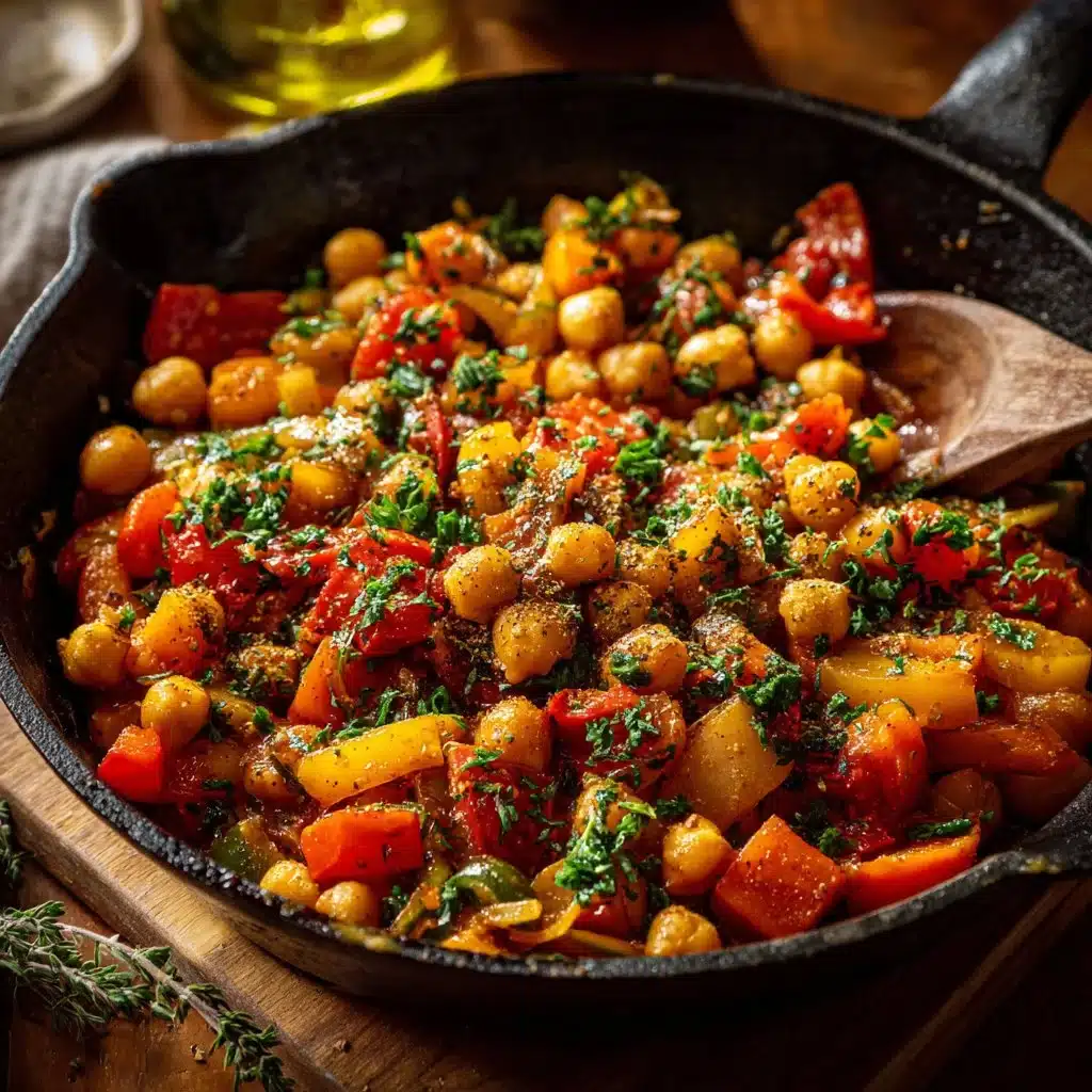 Easy Spiced Vegetable Chickpea Skillet for Bold Home Flavor