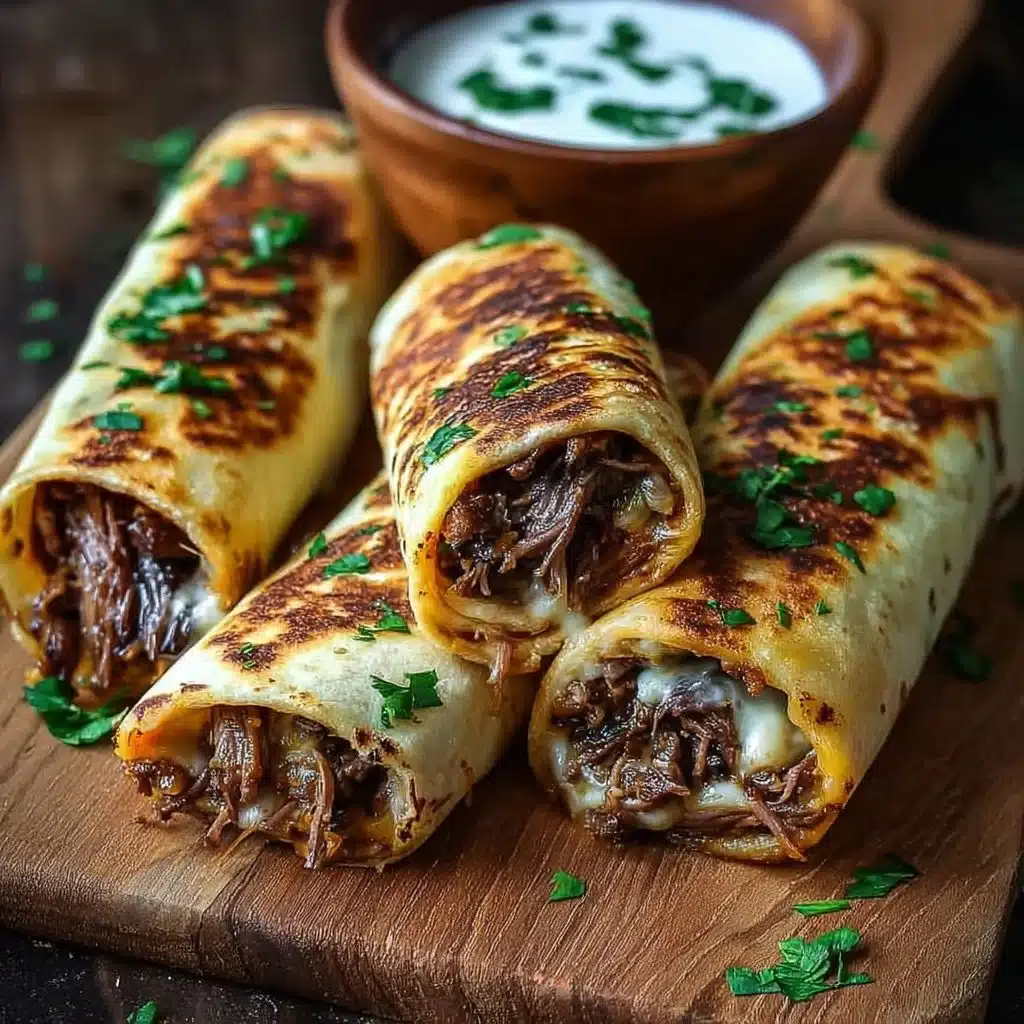 Deliciously Easy French Dip Tortilla Roll Ups in 30 Minutes