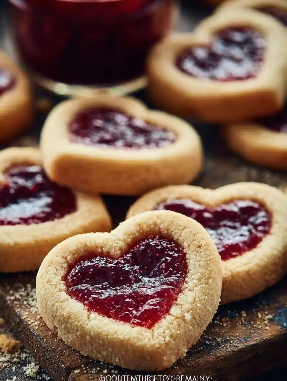 Heart Jam Cookies