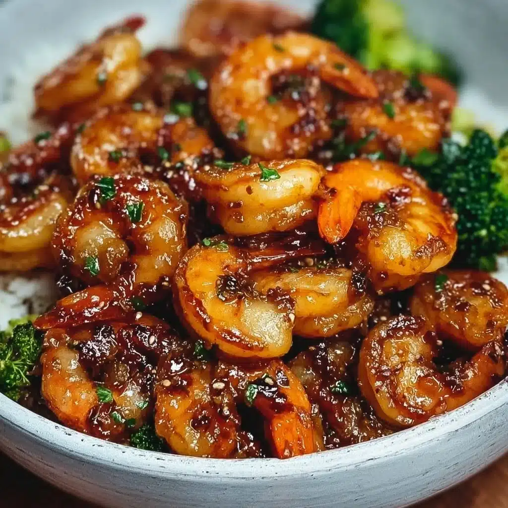 High-Protein Honey Garlic Shrimp