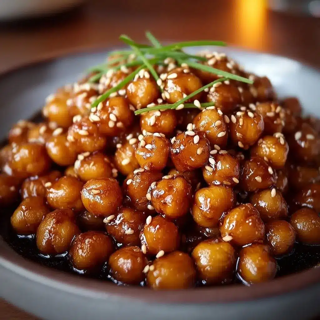 Irresistible Vegan Sticky Sesame Chickpeas for Quick Dinners