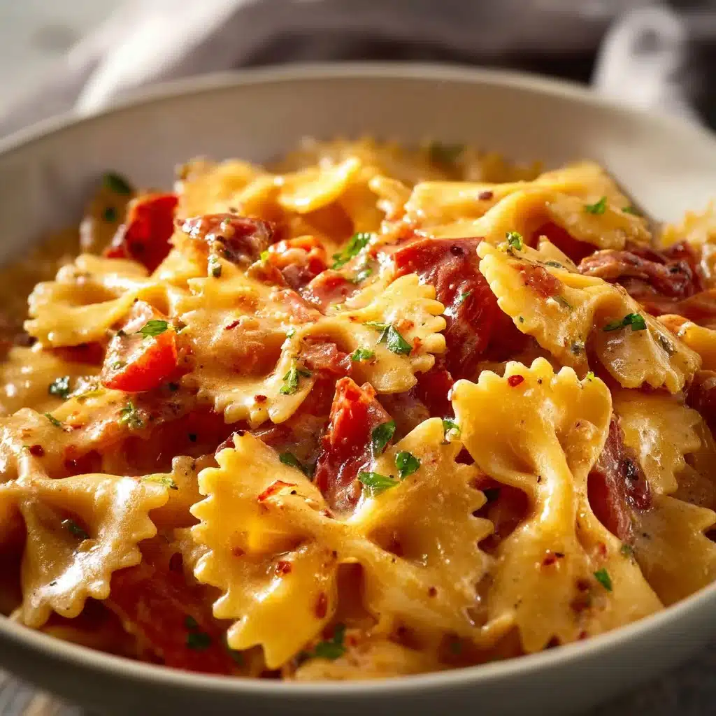 One Pot Creamy Cajun Sausage Pasta