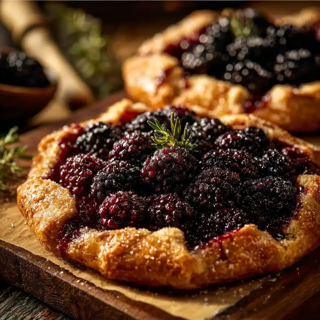 Perfect Blackberry Lavender Galette