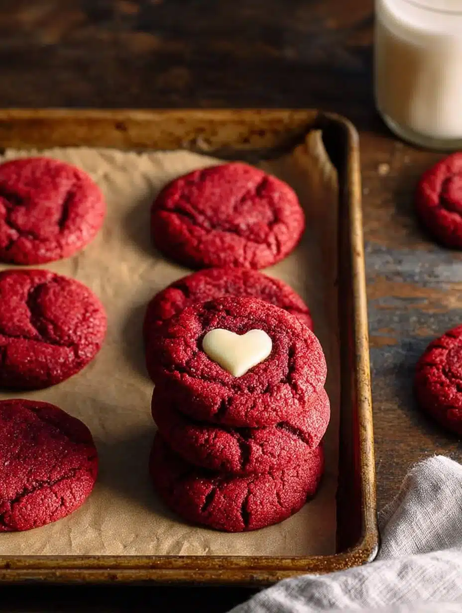 Red Velvet Sugar Cookies