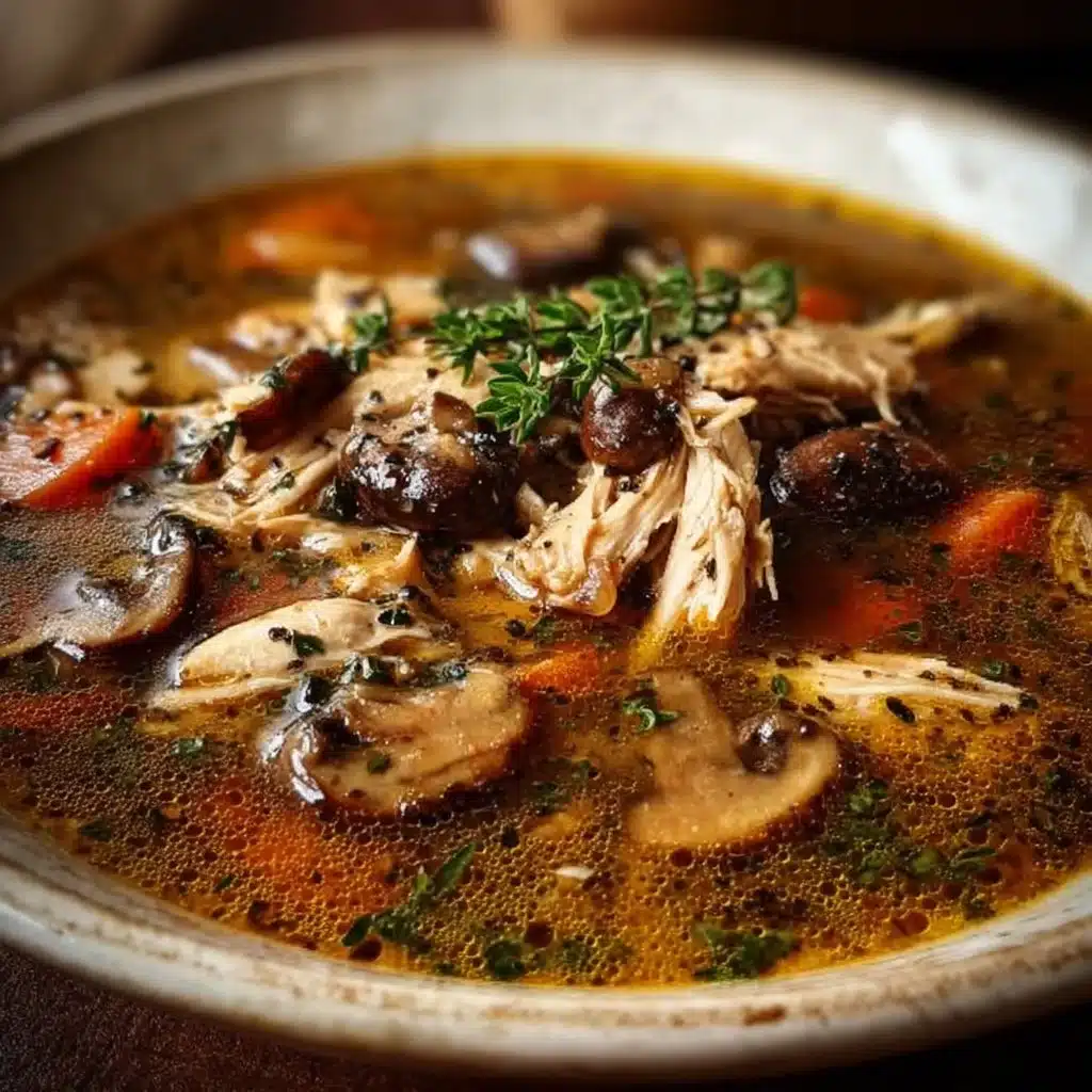 Rotisserie Chicken Mushroom Soup
