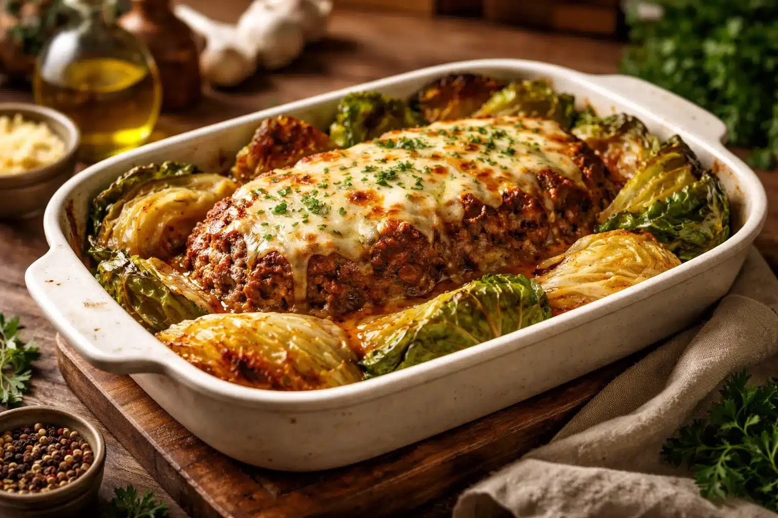Oven-Baked Cabbage Burgers