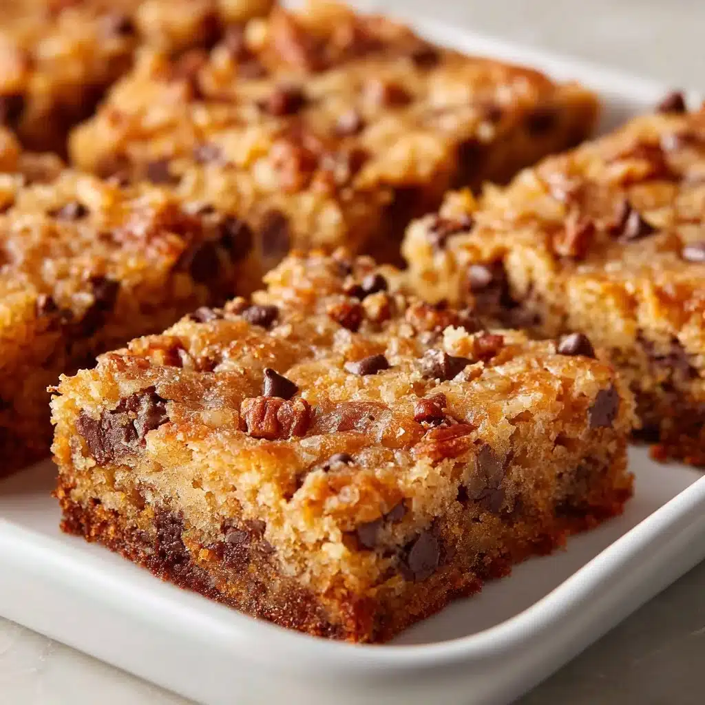 Simple German Chocolate Cookie Bars