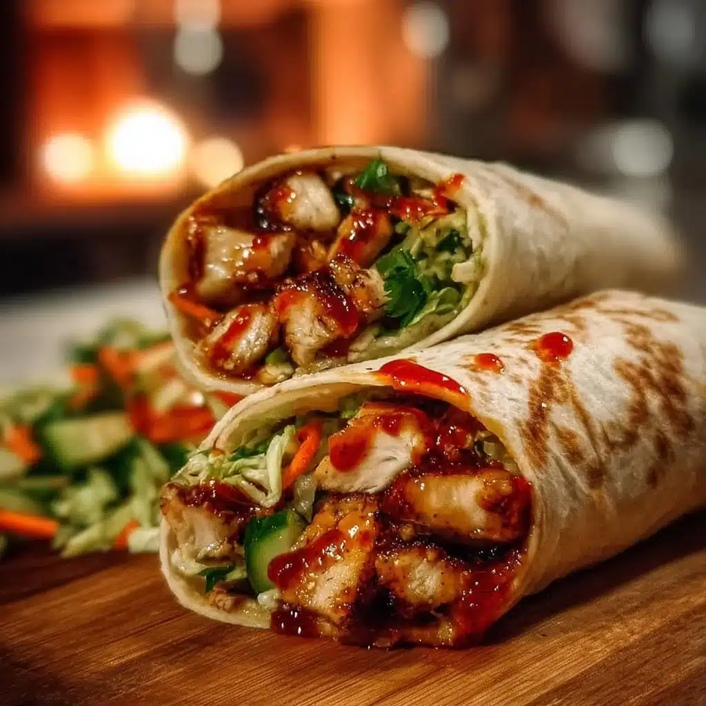 Sweet Chili Chicken Wraps