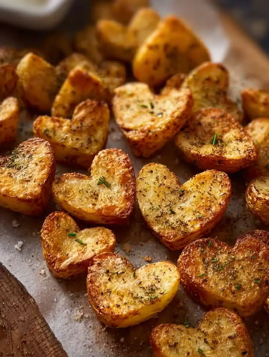 Valentine's Day Air Fryer Heart-shaped Potatoes