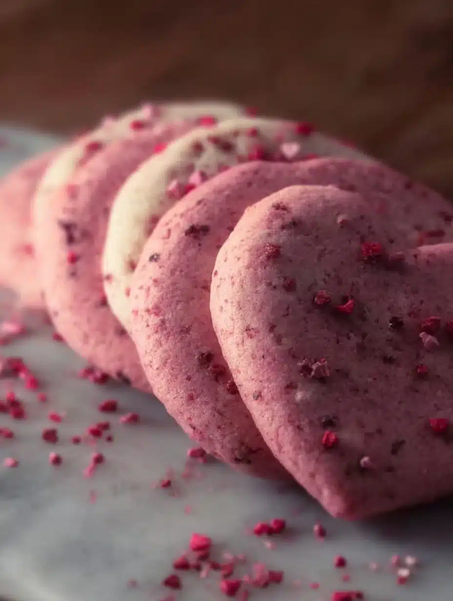 Valentine's Day Pink Velvet Cookies