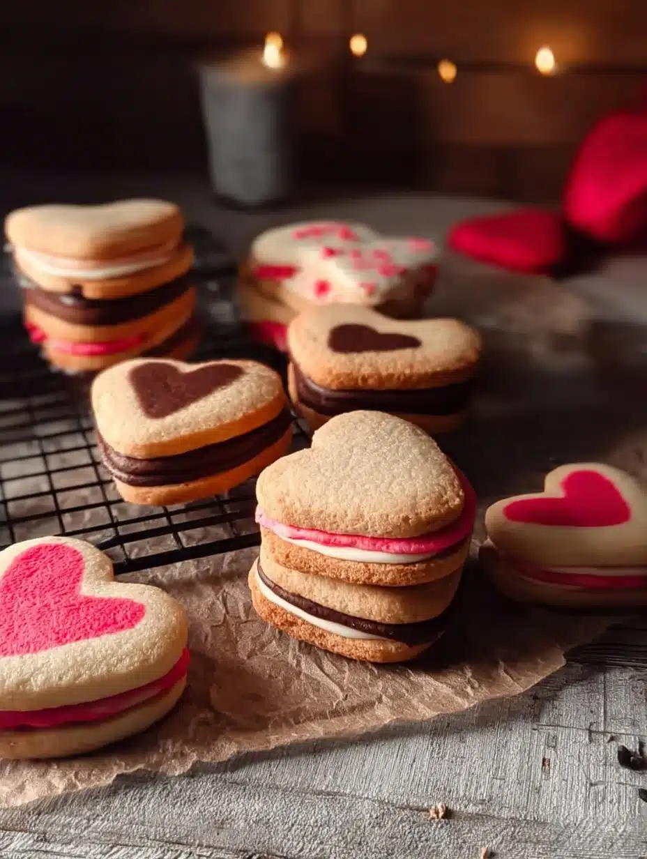 Valentine's Day Sandwich Cookies