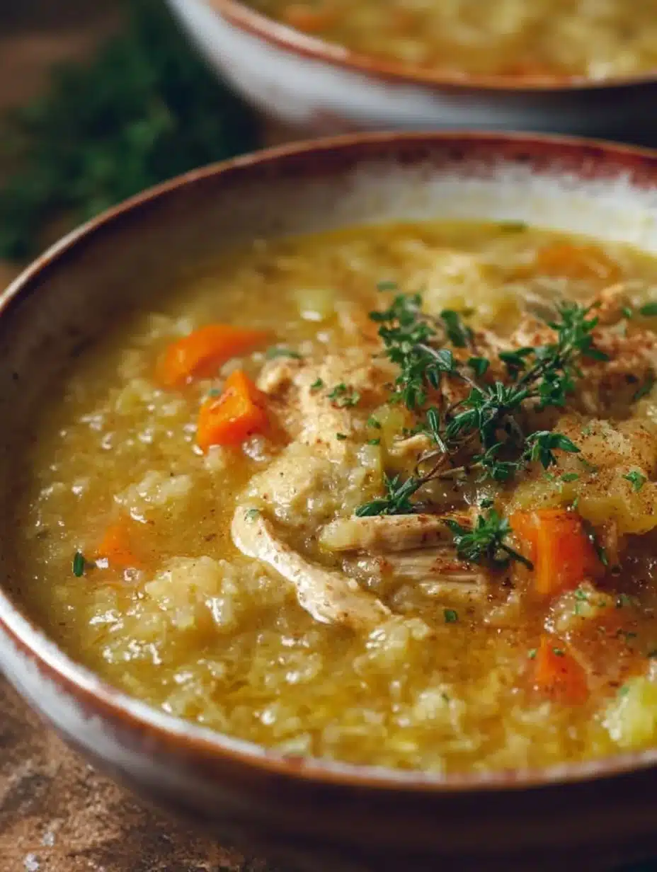 30-Minute Anti-Inflammatory Cauliflower Chicken Soup
