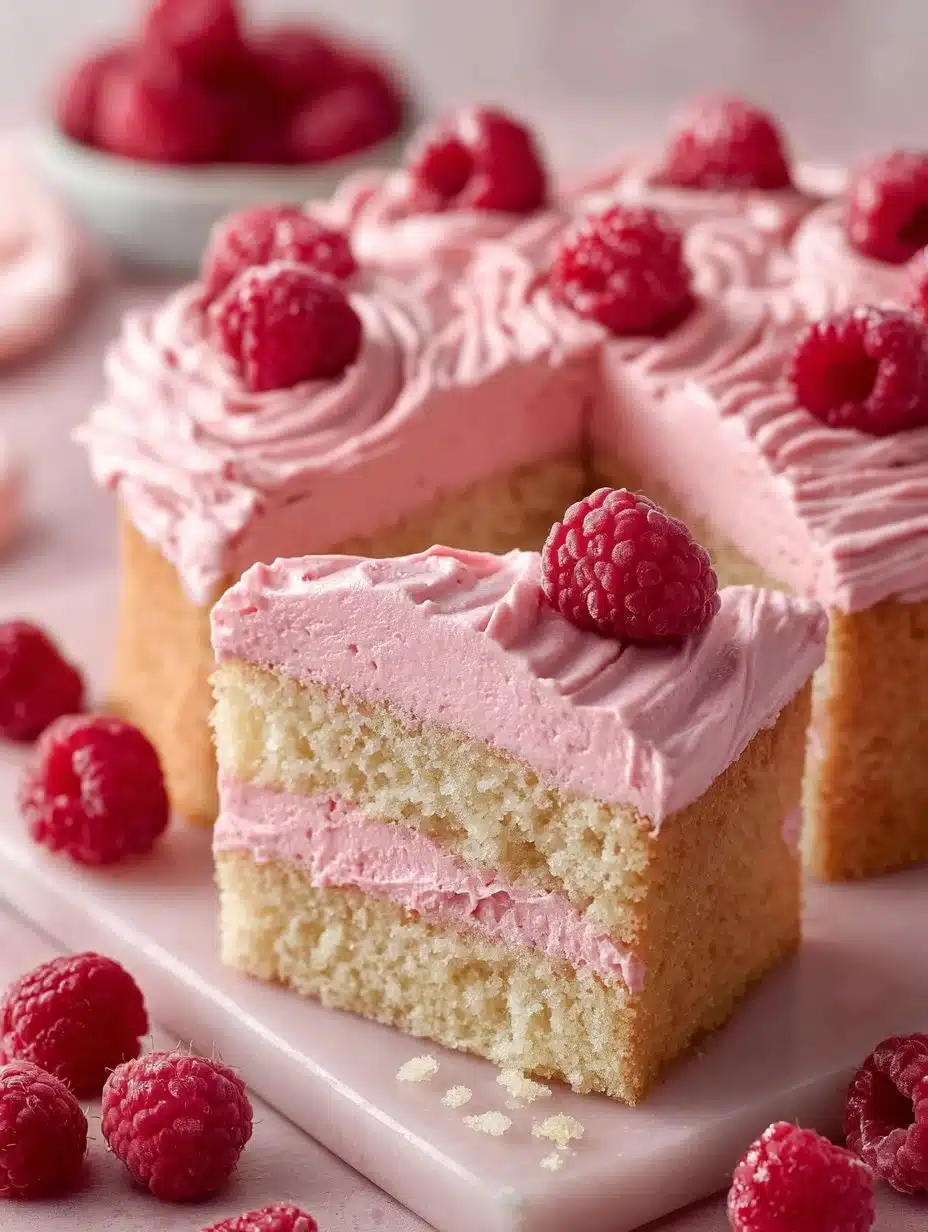 Almond Raspberry Cake Recipe